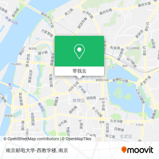 南京邮电大学-西教学楼地图