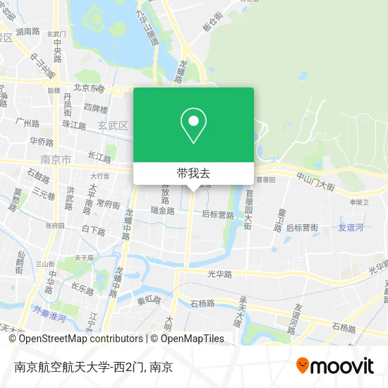 南京航空航天大学-西2门地图