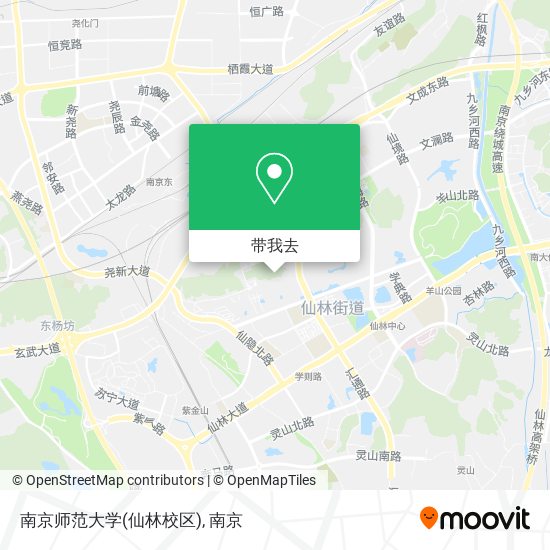 南京师范大学(仙林校区)地图