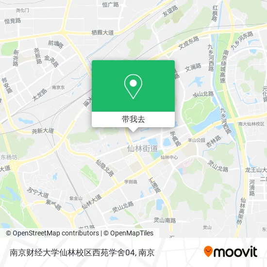 南京财经大学仙林校区西苑学舍04地图