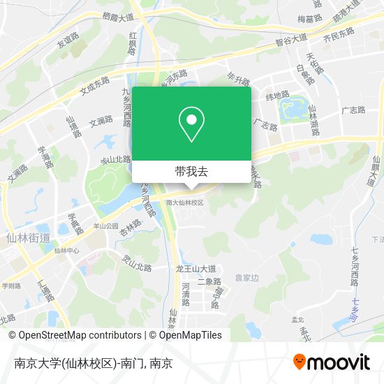 南京大学(仙林校区)-南门地图