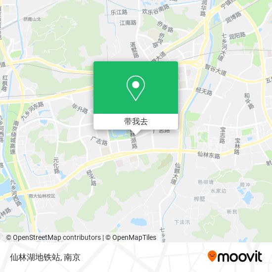 仙林湖地铁站地图