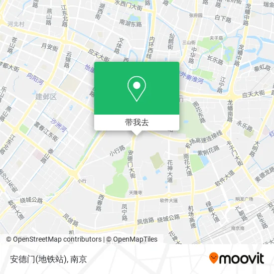 安德门(地铁站)地图
