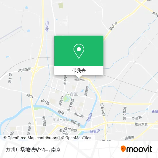 方州广场地铁站-2口地图