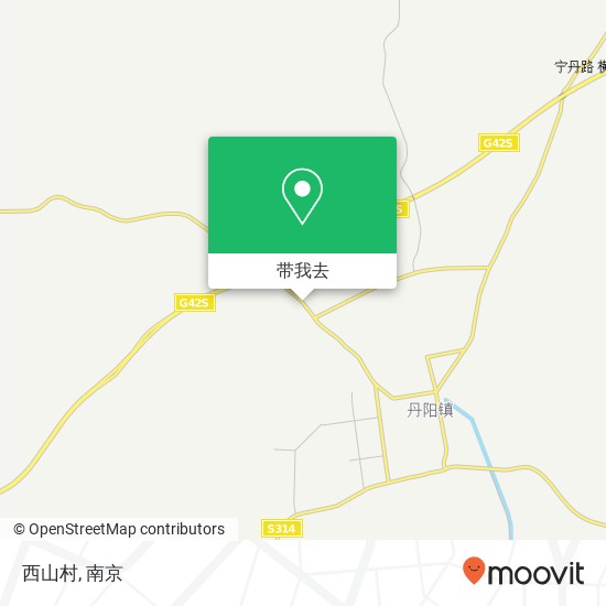 西山村地图