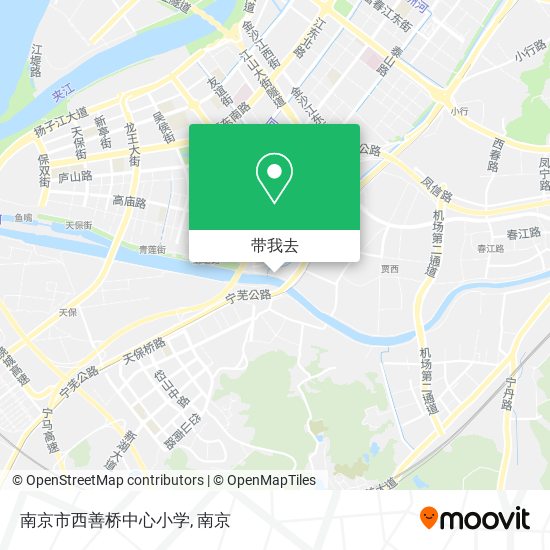 南京市西善桥中心小学地图