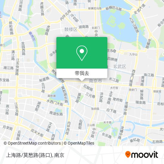 上海路/莫愁路(路口)地图