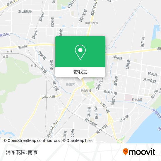 浦东花园地图
