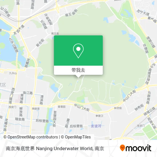 南京海底世界 Nanjing Underwater World地图