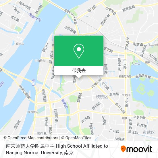 南京师范大学附属中学 High School Affiliated to Nanjing Normal University地图