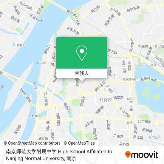 南京师范大学附属中学 High School Affiliated to Nanjing Normal University地图
