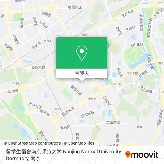 留学生宿舍南京师范大学 Nanjing Normal University Dormitory地图