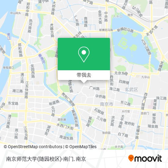 南京师范大学(随园校区)-南门地图