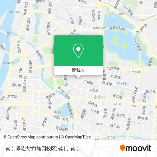 南京师范大学(随园校区)-南门地图