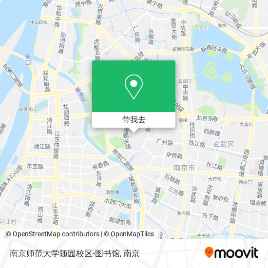 南京师范大学随园校区-图书馆地图