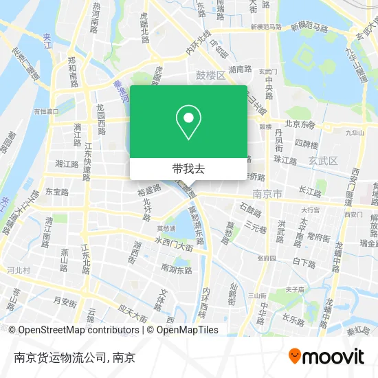 南京货运物流公司地图