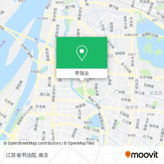 江苏省书法院地图