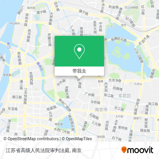 江苏省高级人民法院审判法庭地图