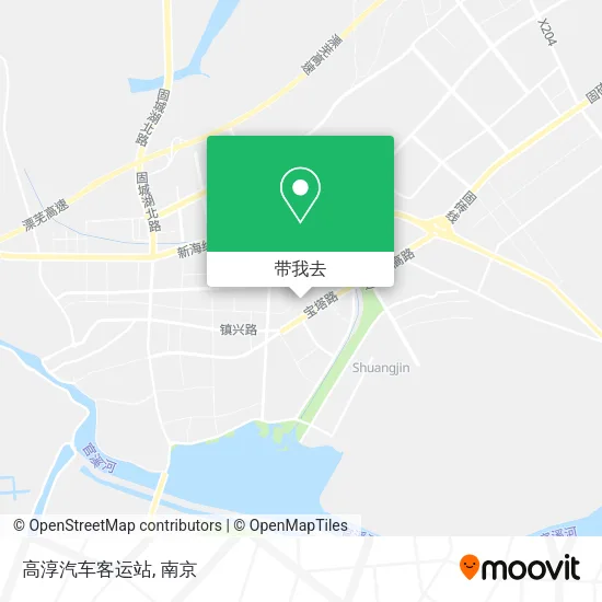高淳汽车客运站地图