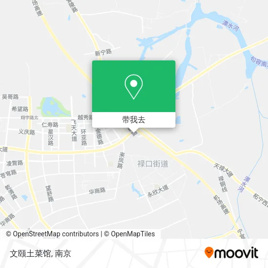 文颐土菜馆地图