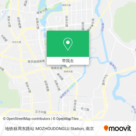 地铁秣周东路站 MOZHOUDONGLU Station地图