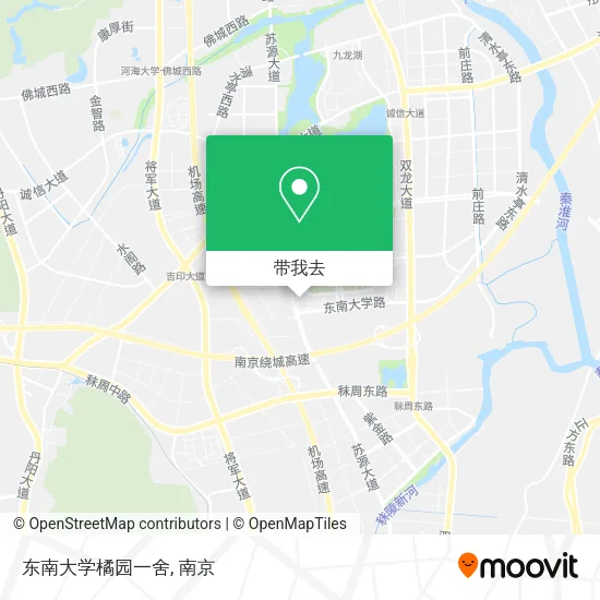 东南大学橘园一舍地图