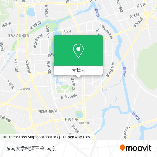 东南大学桃源三舍地图