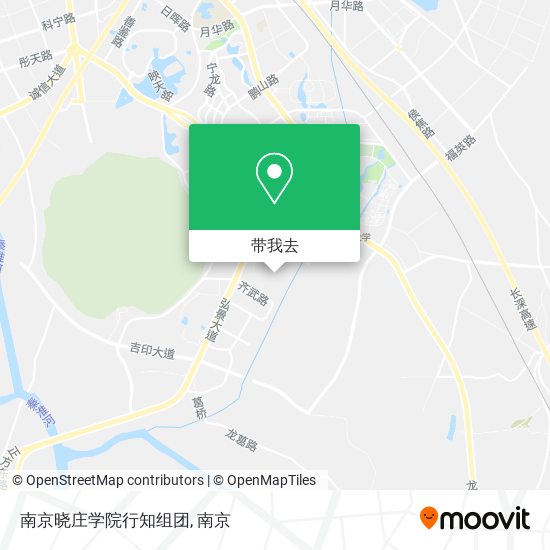 南京晓庄学院行知组团地图
