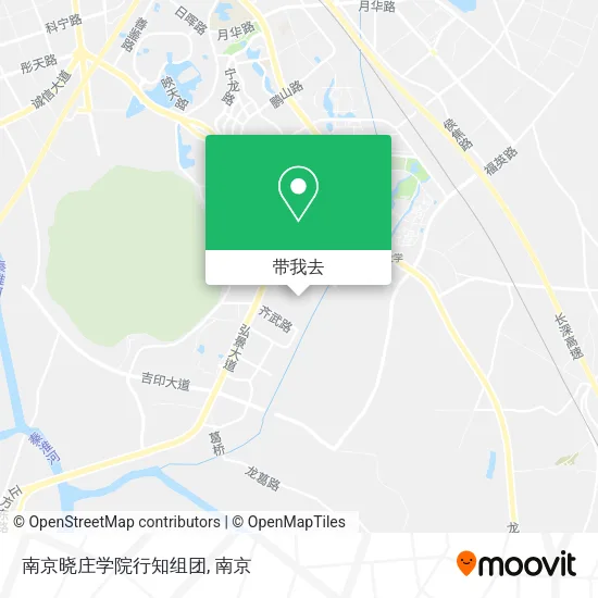 南京晓庄学院行知组团地图