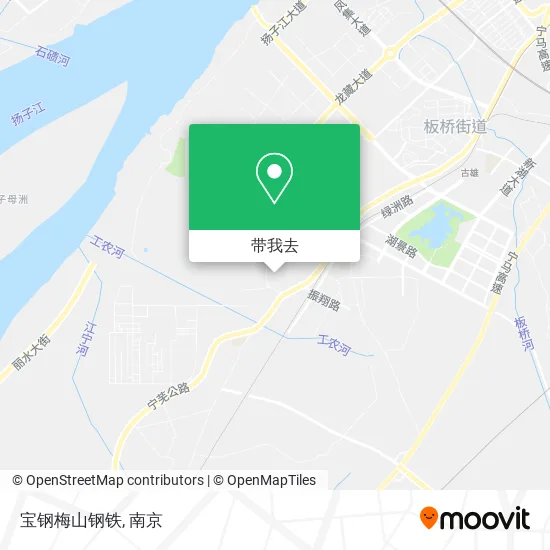 宝钢梅山钢铁地图