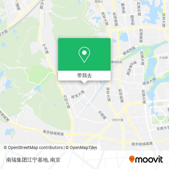 南瑞集团江宁基地地图