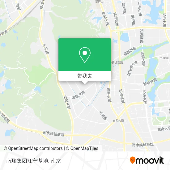 南瑞集团江宁基地地图