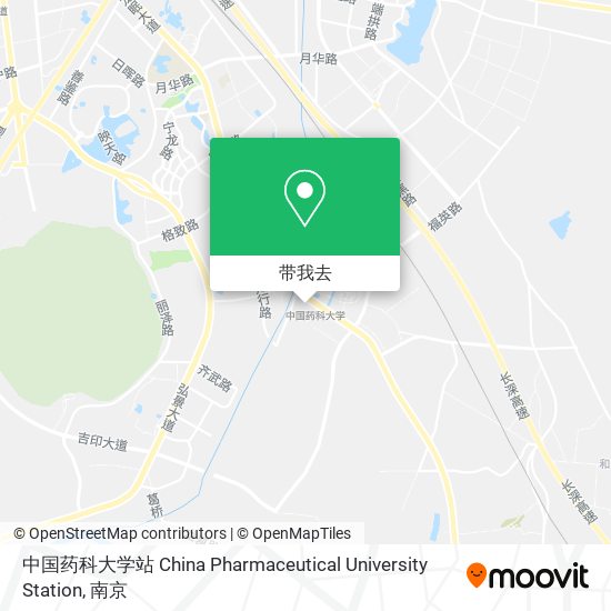 中国药科大学站 China Pharmaceutical University Station地图