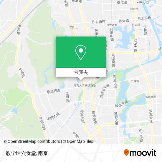 教学区六食堂地图