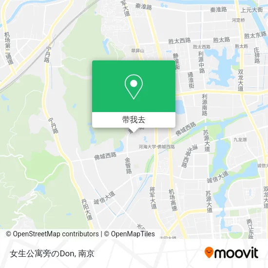 女生公寓旁のDon地图
