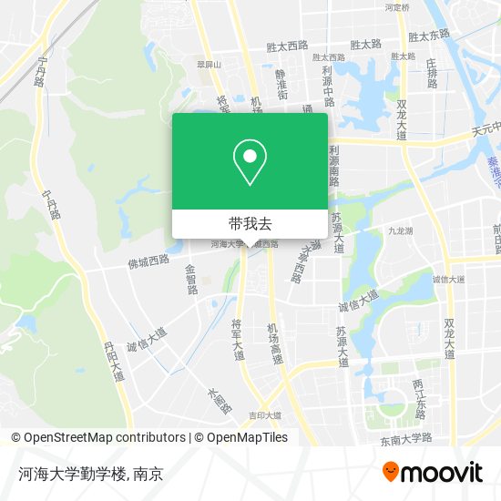 河海大学勤学楼地图