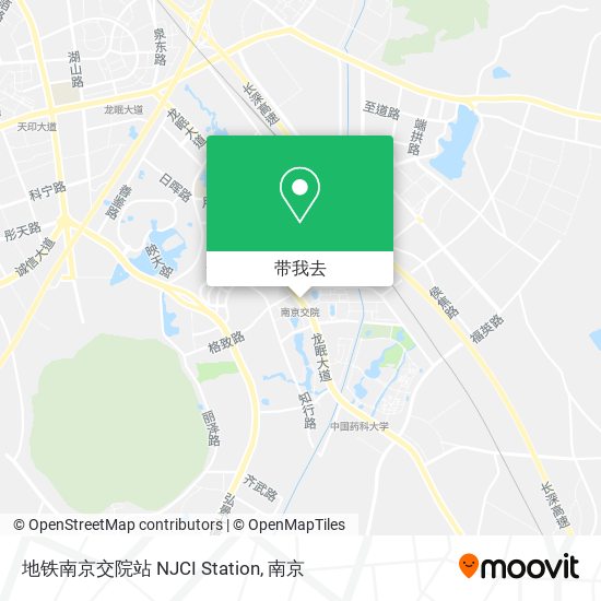 地铁南京交院站 NJCI Station地图