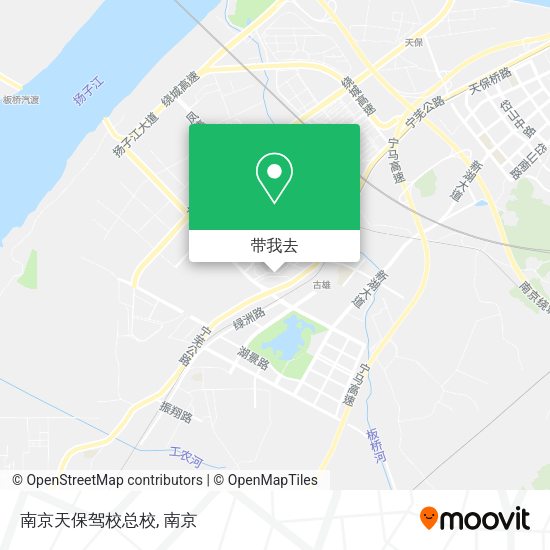 南京天保驾校总校地图
