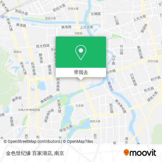 金色世纪缘 百家湖店地图