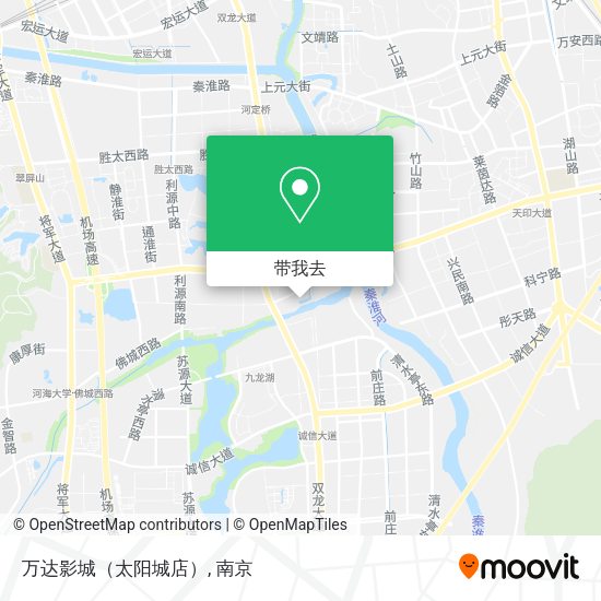万达影城（太阳城店）地图