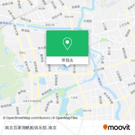 南京百家湖帆船俱乐部地图