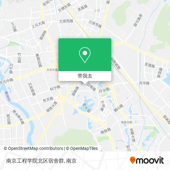 南京工程学院北区宿舍群地图