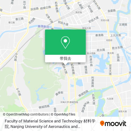 Faculty of Material Science and Technology 材料学院, Nanjing University of Aeronautics and Astronautics地图