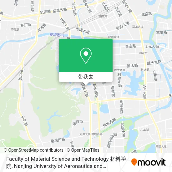 Faculty of Material Science and Technology 材料学院, Nanjing University of Aeronautics and Astronautics地图