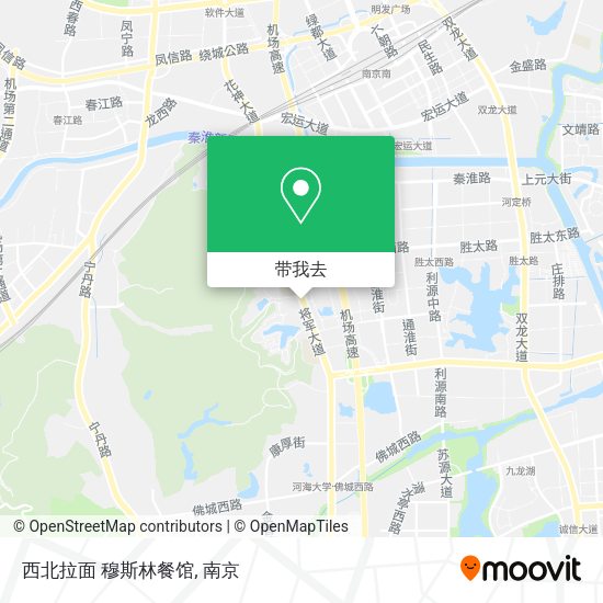 西北拉面 穆斯林餐馆地图