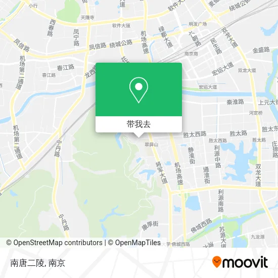 南唐二陵地图