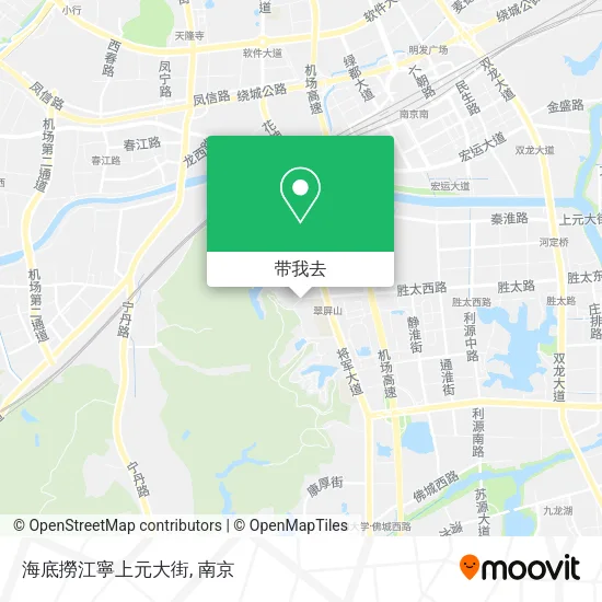 海底撈江寧上元大街地图