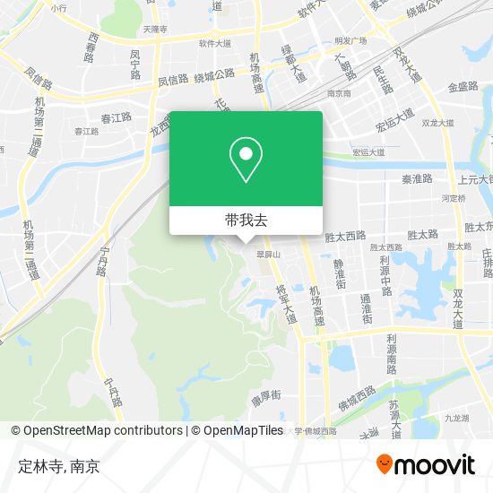 定林寺地图