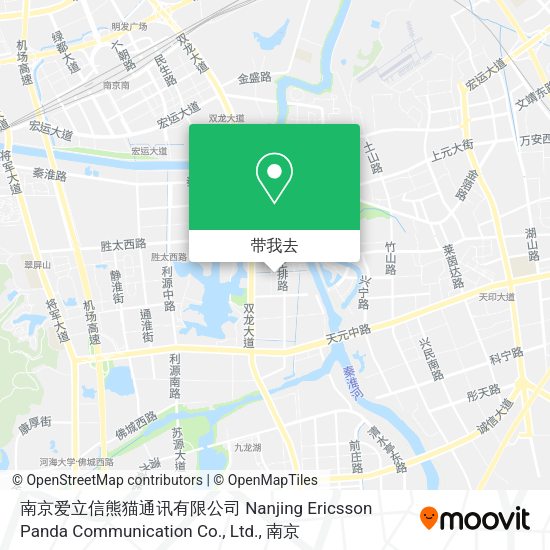 南京爱立信熊猫通讯有限公司 Nanjing Ericsson Panda Communication Co., Ltd.地图