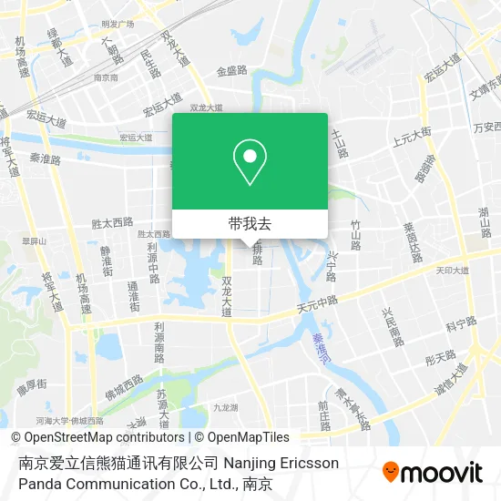 南京爱立信熊猫通讯有限公司 Nanjing Ericsson Panda Communication Co., Ltd.地图